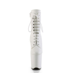 Pleaser FLAMINGO-1020WR White Vegan Leather Sale Women