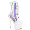 Pleaser ADORE-1047 White Patent Hologram Sale Women
