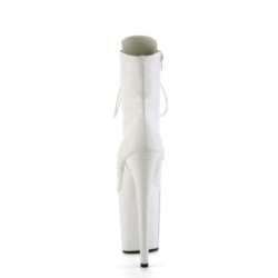 Pleaser FLAMINGO-1020WR White Vegan Leather Sale Women
