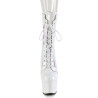 Pleaser ADORE-1047 White Patent Hologram Sale Women