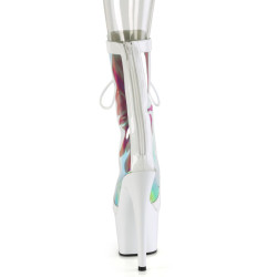 Pleaser ADORE-1047 White Patent Hologram Sale Women