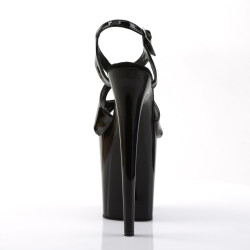Pleaser FLAMINGO-831 Black Patent Sale Women