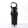 Pleaser FLAMINGO-831 Black Patent Sale Women