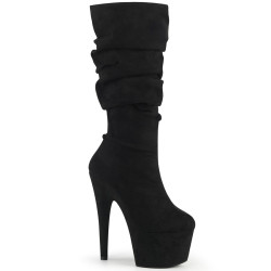 Pleaser ADORE-1061 Black Vegan Suede Sale Women