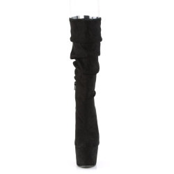 Pleaser ADORE-1061 Black Vegan Suede Sale Women