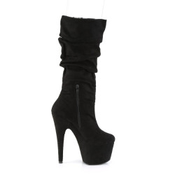 Pleaser ADORE-1061 Black Vegan Suede Sale Women