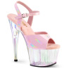 Pleaser ADORE-709HT Rose Hologram High Heeled Sandals