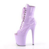 Pleaser FLAMINGO-1021 Lavender Patent Ankle Boots