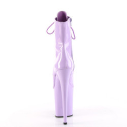 Pleaser FLAMINGO-1021 Lavender Patent Ankle Boots