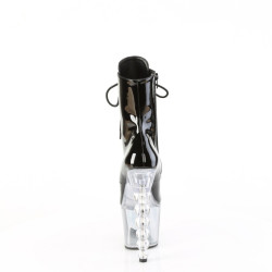 Pleaser BLISS-1020BC Black Patent Transparent Ombre