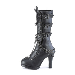 Demonia CRYPTO-67 Black Vegan Leather Sale Women