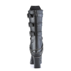 Demonia CRYPTO-67 Black Vegan Leather Sale Women