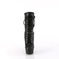 Pleaser DELIGHT-1043 Black Vegan Leather Sale Women
