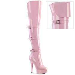 Pleaser DELIGHT-3018 Rose Patent Sale Women