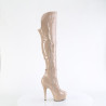 Pleaser DELIGHT-3018 Nude Patent Sale Women