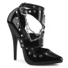 Devious DOMINA-118 Stiletto Heeled T-Strap Pumps Women