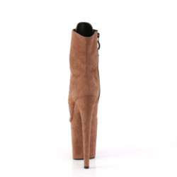 Pleaser FLAMINGO-1021FS Caramel Vegan Suede Sale Women