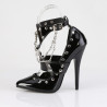 Devious DOMINA-118 Stiletto Heeled T-Strap Pumps Women