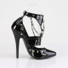 Devious DOMINA-118 Stiletto Heeled T-Strap Pumps Women
