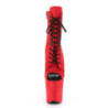 Pleaser FLAMINGO-1021FS Red Vegan Suede Sale Women
