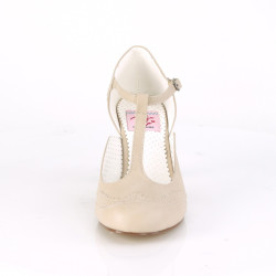 Pin Up Couture FLAPPER-26 Cream Vegan Sale Women