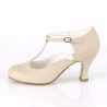 Pin Up Couture FLAPPER-26 Cream Vegan Sale Women