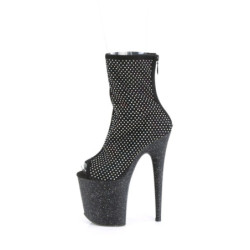 Pleaser FLAMINGO-1031GM Black Fabric Strass Mesh Sale