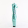 Pleaser FLAMINGO-1040GP Baby Blue Glitter Heeled Boots