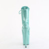 Pleaser FLAMINGO-1040GP Baby Blue Glitter Heeled Boots