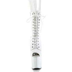 Pleaser ENCHANT-1041 White Patent Sale Women