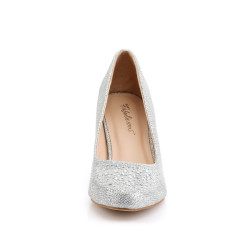 Fabulicious DORIS-06 Silver Glitter Mesh Fabric Sale