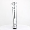 Funtasma EXOTICA-2000 Silver 70s Platform Abba Boots