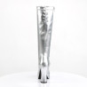 Funtasma EXOTICA-2000 Silver 70s Platform Abba Boots