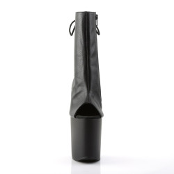 Pleaser FLAMINGO-1018 Black Vegan Leather Sale Women