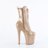 Pleaser FLAMINGO-1040GP Gold Glitter Patent Sale Women