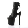 Pleaser FLAMINGO-1018 Black Vegan Leather Sale Women