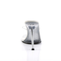 Fabulicious GALA-01 Transparent Lucite Mules Women
