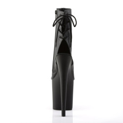 Pleaser FLAMINGO-1018 Black Vegan Leather Sale Women