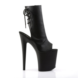 Pleaser FLAMINGO-1018 Black Vegan Leather Sale Women