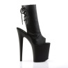 Pleaser FLAMINGO-1018 Black Vegan Leather Sale Women