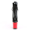 Pleaser FLAMINGO-1020 Black Patent Red Sale Women