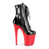 Pleaser FLAMINGO-1020 Black Patent Red Sale Women