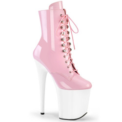 Pleaser FLAMINGO-1020 Rose Patent White Sale Women