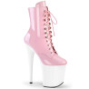 Pleaser FLAMINGO-1020 Rose Patent White Sale Women