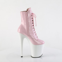Pleaser FLAMINGO-1020 Rose Patent White Sale Women