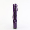 Pleaser FLAMINGO-1040GP Purple Glitter Patent Boots