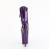Pleaser FLAMINGO-1040GP Purple Glitter Patent Boots