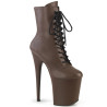 Pleaser FLAMINGO-1020 Mocha Vegan Leather Sale Women