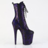 Pleaser FLAMINGO-1040SPF Purple Metallic Snake Print