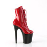 Pleaser FLAMINGO-1020 Red Patent Black Sale Women